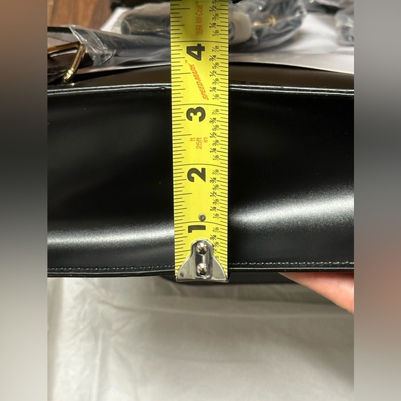 Black Vintage Braided Backpack by LikeDreams NWT Vegan Leather - Picture 9 of 11